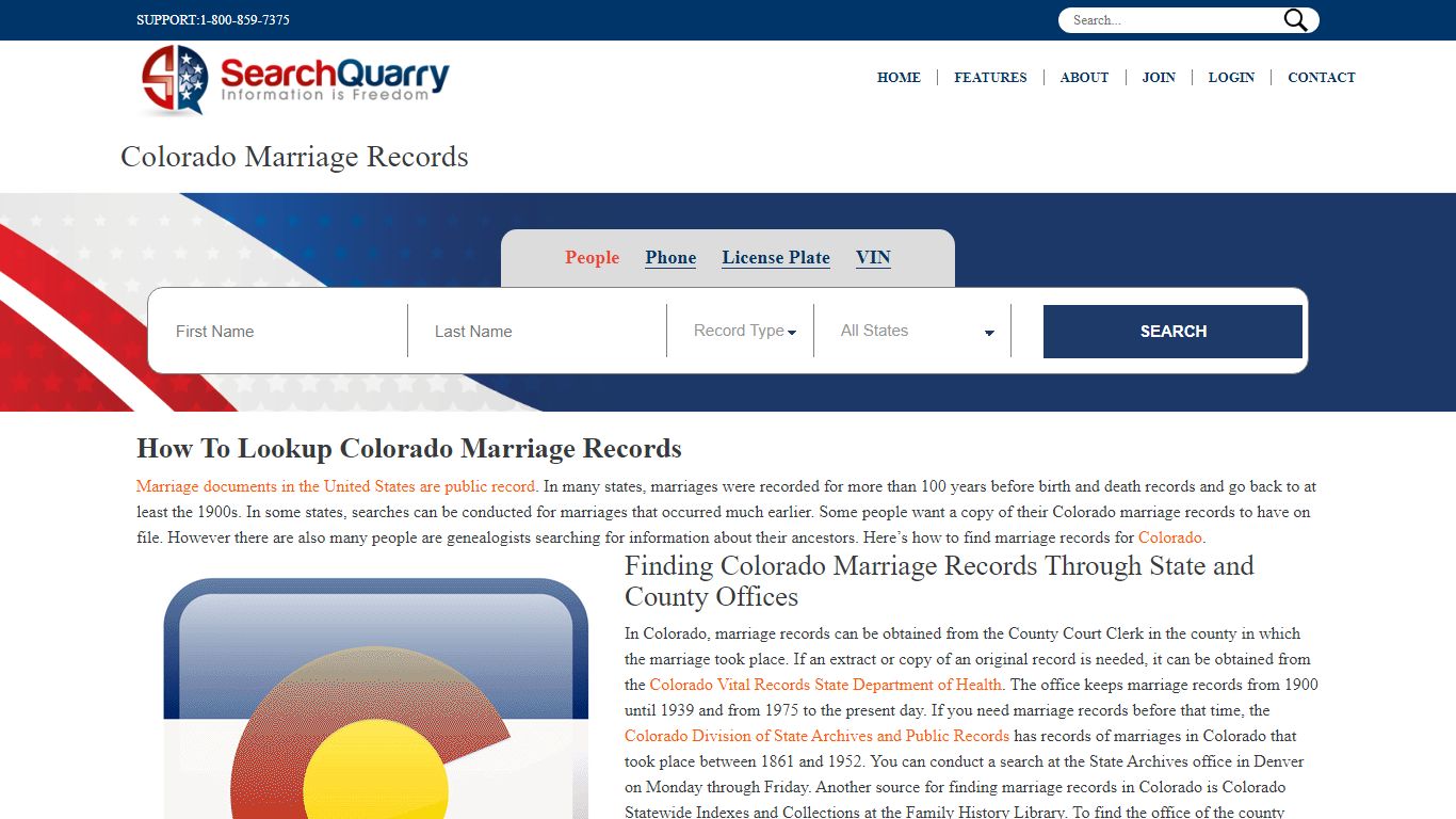 Free Colorado Marriage Records Search | Enter a Name to Begin